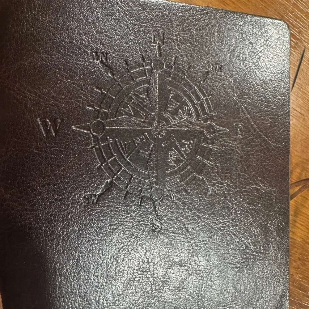 🆕 Nautical Journal 📓 with Compass Design & bookmark